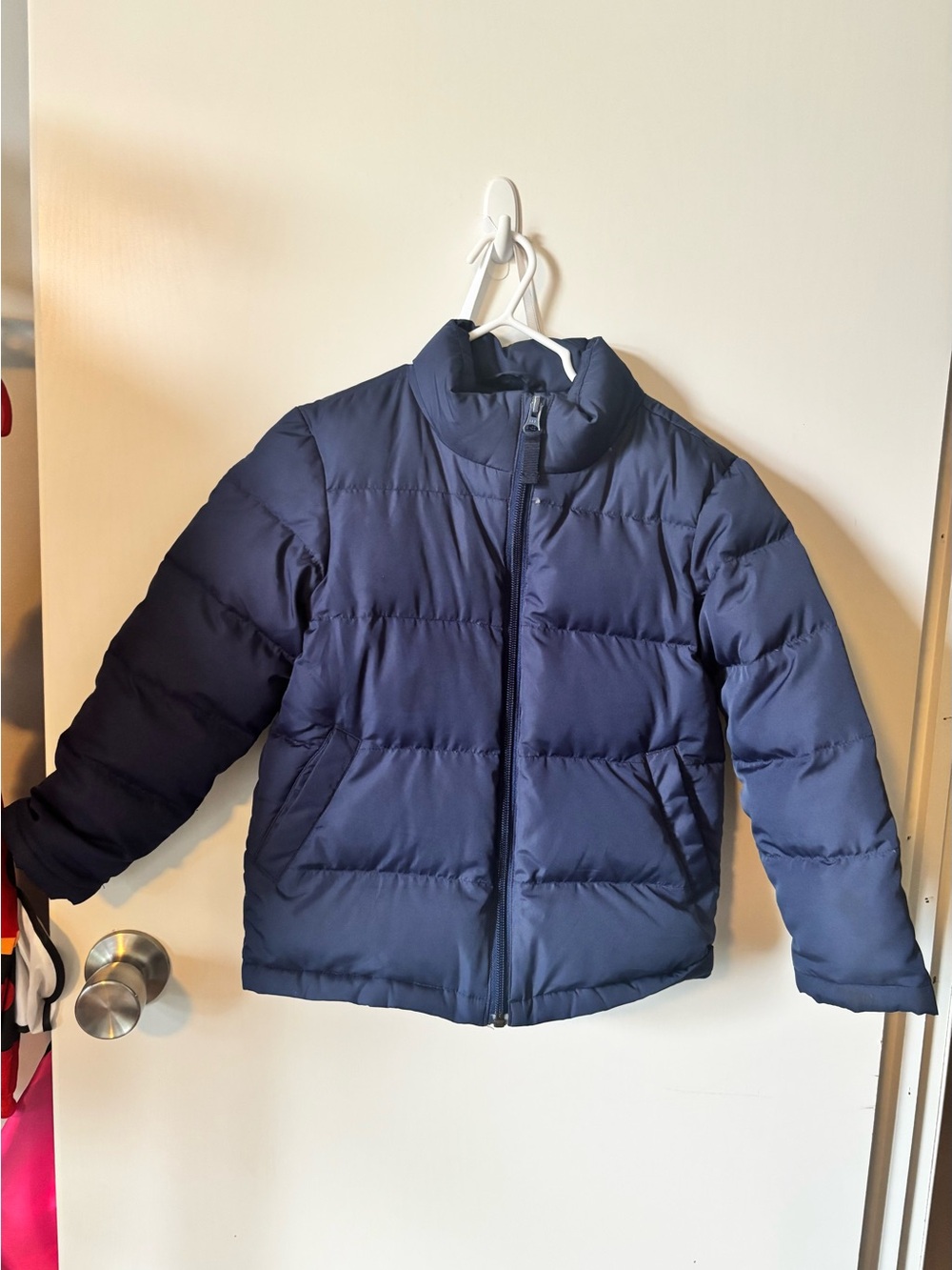 Lands End Navy Puffer Jacket for Kids